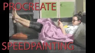 Procreate Speedpainting | Balcony Sketch #2 Timelapse