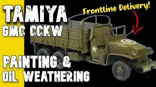 Tamiya 1/35 U.S. 2 1/2 Ton 6X6 Cargo Truck Part Two Painting