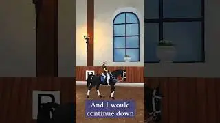 Star Stable Dressage Tutorial - How to preform the move X #shorts #starstable #starstabledressage
