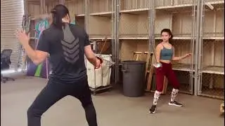 Yaya Gosselin Learning Sword Fighting