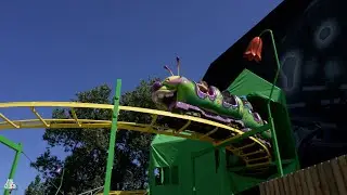 Caterpillar Coaster - POV - Brean Theme Park - D.P.V. Rides - Minicoaster Apple