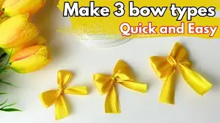 3 Easy Bows in 1 Minute with a Bow Maker | Perfect DIY Ribbon Bows for Gifts & Hair