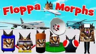 [🛬NEW] ШЛЁПА КАРТА АЕРОПОРТА 9 НОВЫХ МОРФОВ [UPDATE] Find The Floppa Morphs Airport Map