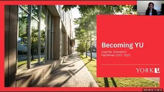 Becoming YU Coaches' Orientation | Fall/Winter 2022-2023