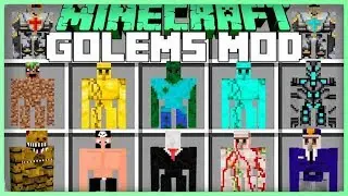 MINECRAFT 37 NOUVEAUX GOLEMS 😱 POUR BATTRE L'ARMÉE DES ZOMBIES !