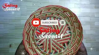 Piring Lidi Kombinasi Warna