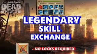 TWD Survivors: How To Exchange Legendary Skills Guide NO LOCKS Required. 😻