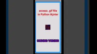 access .gif file in python tkinter | tkinter 