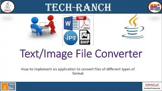 Live Demonstration of Image/Text File Converter in Java | Practice Project | 