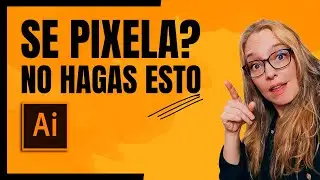 Guardo en Illustrator y se pixela?