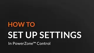 How to set up Settings