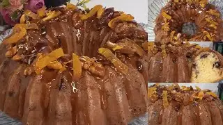 #اسهل كيك ممكن تحضرو كيك الكراميل والفواكه الجافة اللي ذاقو عندك يطلب الوصفة #اكسبلور #food