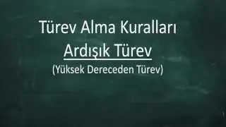 Ardışık Türev