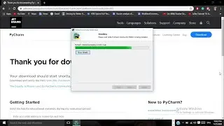 How to install PyCharm IDE 2020 version on windows 10 | how to run first Python Code on Pycharm