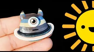 HOW TO MAKE SATURN 🕒📜 SOLAR SYSTEM WITH POLYMER CLAY 👁️ Clay Modelling