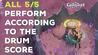 PERFORM ACCORDING TO THE DRUM SCORE (0/5)|| GENSHIN IMPACT ✨