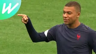 Mbappe & France train in the rain in Bucharest | France vs Switzerland | Last 16 | EURO 2020