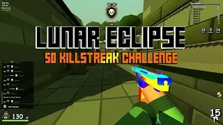 Unbelievable 50 Killstreak On the Raynb0w TEHCY-9 KRUNKER Lunar Challenge!