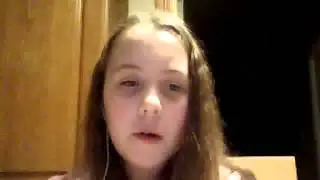 Girl Forgot To turn her Webcam Off