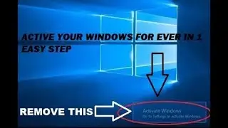 How To Active Windows 10 ? Easy System
