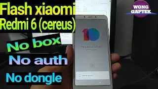 Flash Redmi 6 || redmi 6 (cereus) flash via sp flashtool