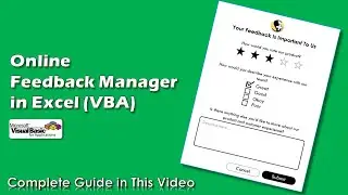 Online Feedback Manager in Excel