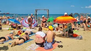 #АНАПА ЖД ВОКЗАЛ: ПОЕЗДА ПОЛНЫЕ. ПЛЯЖИ БИТКОМ. ВОДА ЧИСТАЯ И ТЕПЛАЯ.