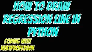 How to draw Regression Line in Python using np polyfit [ Free Notebook ]