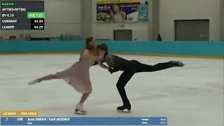 Anna Simova & Kirill Aksenov FD Four National Championship 2024