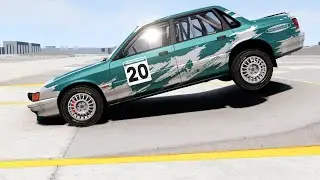 BeamNG Drive - Ibishu Pessima Rally Gravel Suspension Testing