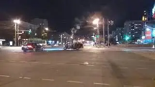 Пароход в центре Челябинска