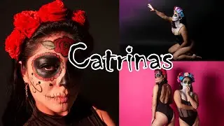 Sesión de fotos con catrinas