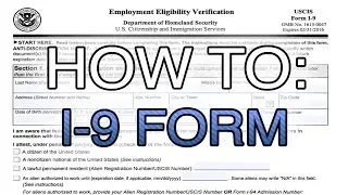 How to fill an I-9