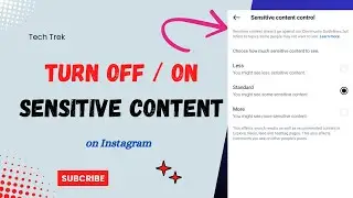 How to Turn ON or OFF Sensitive Content Control on Instagram | Enable/Disable Sensitive Content
