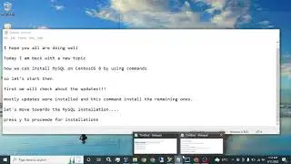 How to install MySQL on CentosOS 8 || Linux || simply create and delete Database || MariaDB