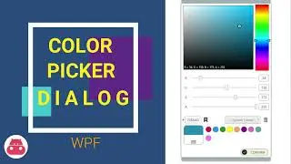 ColorPicker Dialog WPF