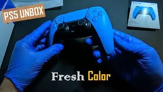 NEW PS5 DualSense Controller Unboxing | ASMR Detailed | Starlight Blue