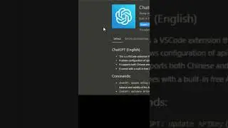 VS Code & ChatGPT extension