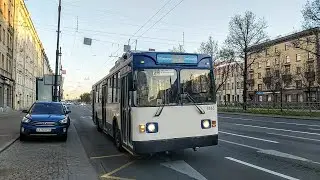 Троллейбус, маршрут №24 МТрЗ-6223 б.1865 (24.05.2022) Санкт-Петербург