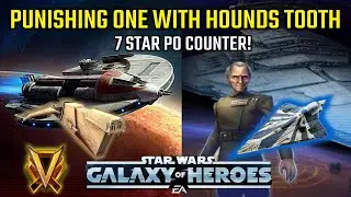7 STAR PUNISHING ONE WITH HOUNDS TOOTH STARTING COUNTER! OFF META COUNTER | SWGOH
