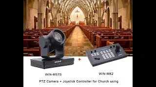 WODWIN Best HD 1080P SDI NDI PTZ Broadcasting Camera for Church WIN-M57SN