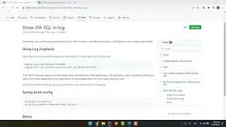 #springboot | How to show JPA SQL Query Log in Springboot project