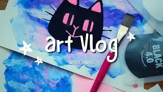 Painting, reading, and enjoying my days ✨| draw with me ✏️