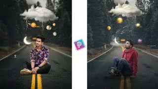 New Galaxy Photo Editing Picsart || Galaxy Concept Picsart Editing - Ghaus Editz
