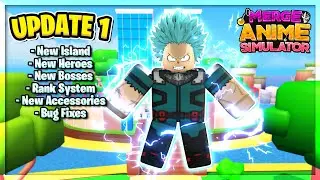 Hero Academia - First Big Update in Merge Anime Simulator - Things are getting better!