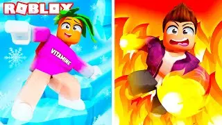 VITAMINE EIS SUPERKRÄFTE vs. CENTEX FEUER SUPERKRÄFTE in Roblox!