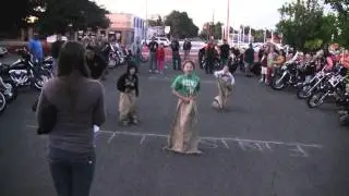 Sam Wins the Potato Sack Race