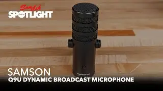 Samson Q9U Dynamic Broadcast Microphone | Overview