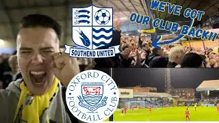 SOUTHEND VS OXFORD CITY|2-0| THE NIGHT BLUES FOUND OUT WE HAVE OUR CLUB BACK!!
