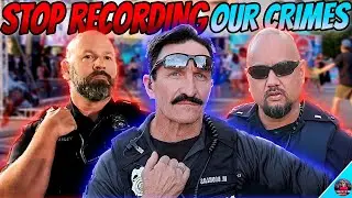 Cop Tells Camerawoman She's FAT!!! Security Guard Fails at Kicking Us Out & Gets EDUCATED!!!